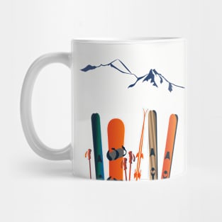 Mountain and ski Mug